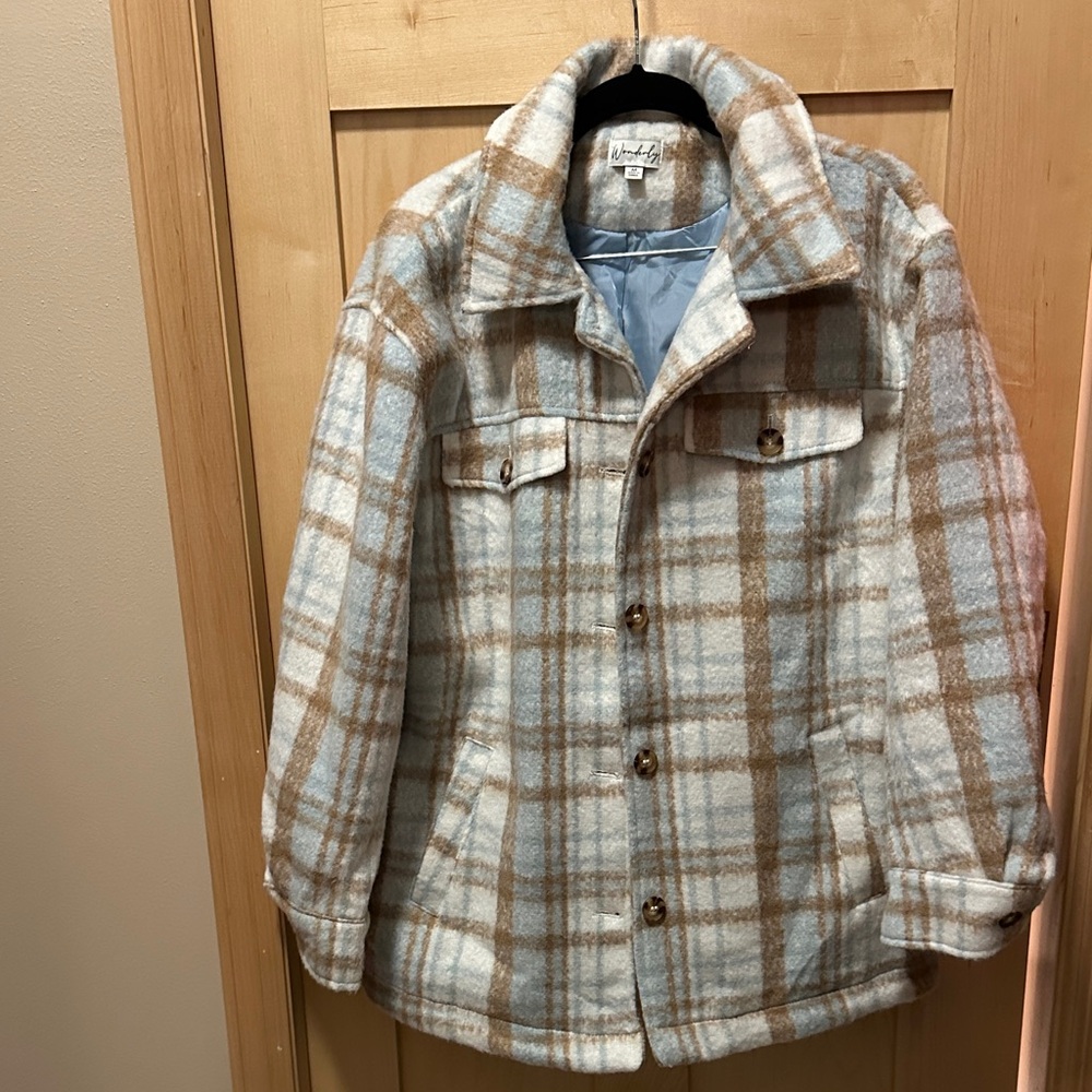 Wonderly Women's Faux Wool Shacket NWOT